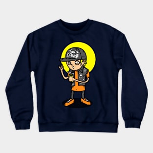 Drunk Punk Crewneck Sweatshirt